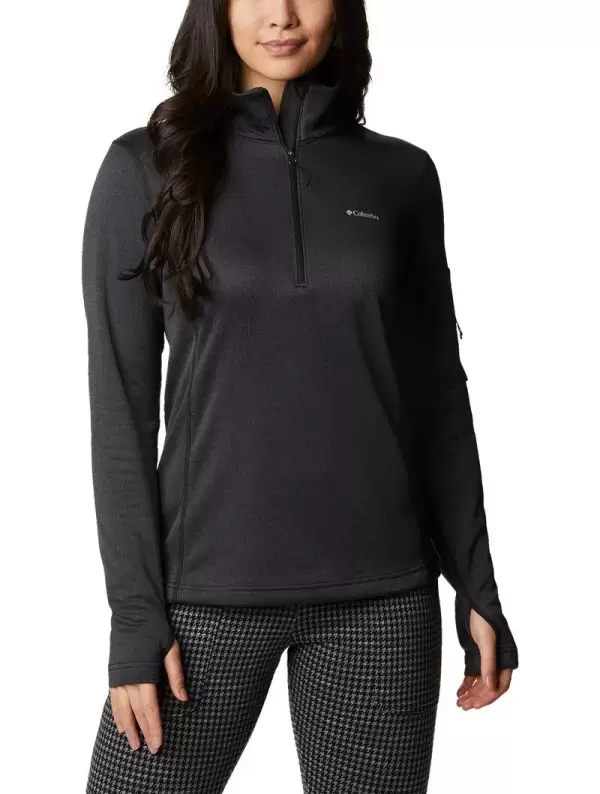 Blusão Fleece Columbia Feminina Park View™ Meio Ziper