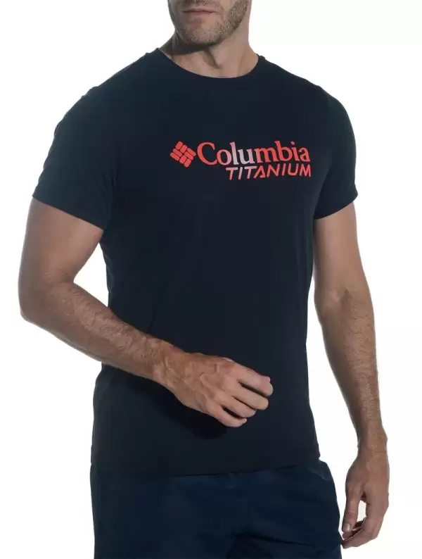 Camiseta Columbia Masculina Neblina Titanium Burst