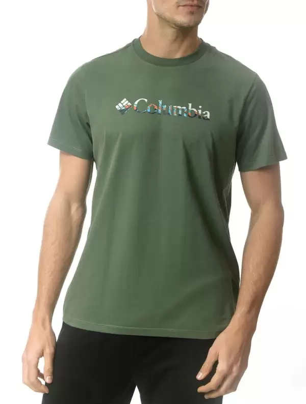 Camiseta Columbia Masculina Fractal Brand SS