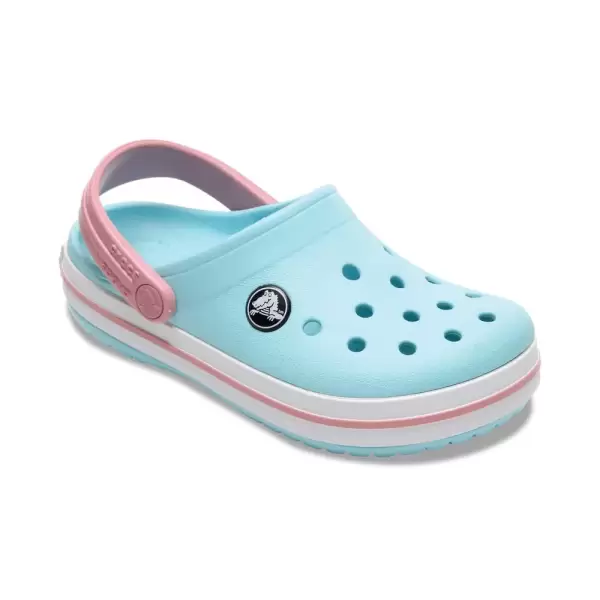 Sandália Crocs Crocband Clog Infantil Ice Blue/White