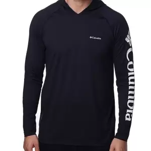 Camiseta Columbia Masculina Aurora Manga Longa Com Capuz