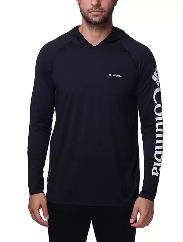 Camiseta Columbia Masculina Aurora Manga Longa Com Capuz