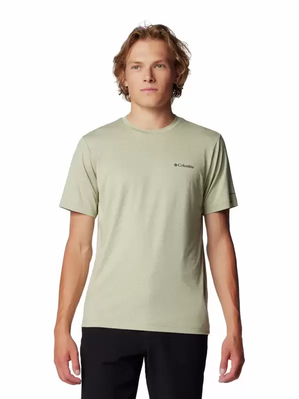 Camiseta Columbia Masculina Tech Trail Crew Neck II Safari