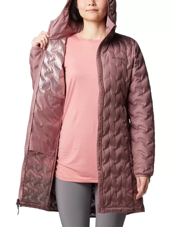 Jaqueta Down Columbia Feminina Delta Ridge™ II Long - Image 3