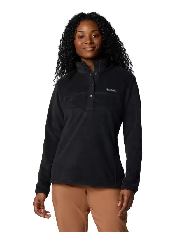 Jaqueta Fleece Columbia Feminina Benton Springs 1/2 Snap Pull Over II - Image 6