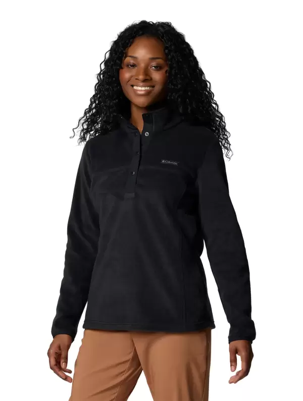 Jaqueta Fleece Columbia Feminina Benton Springs 1/2 Snap Pull Over II - Image 5
