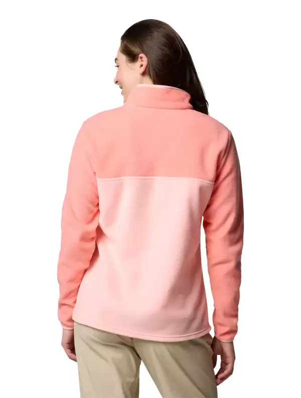 Jaqueta Fleece Columbia Feminina Benton Springs 1/2 Snap Pull Over II - Image 4