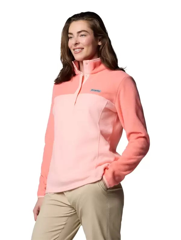 Jaqueta Fleece Columbia Feminina Benton Springs 1/2 Snap Pull Over II - Image 2